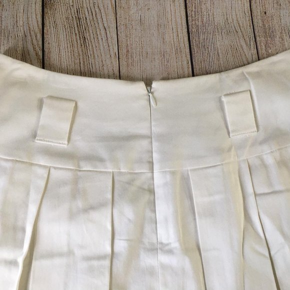 Tahari Arthur S. Levine Pleated A-Line Skirt - Size 6 - Picture 3 of 6